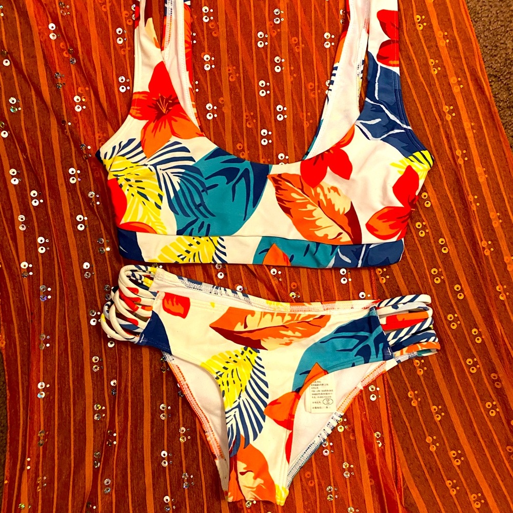 Cute Two Piece Swim Suit